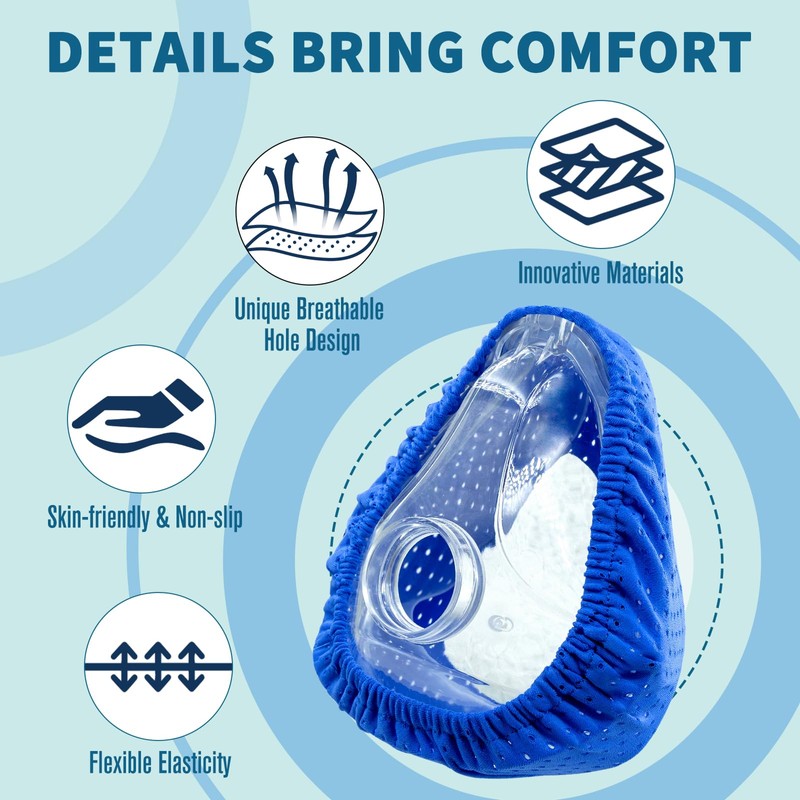 NATAKU 4 Pack Mask Liners Compatible with Large Full Face