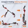 Rowing Machines for Home, 4 in 1 Rowing and Ab