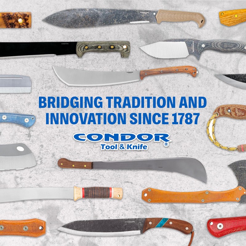 Condor Tool & Knife Butcher Knife - 1075 High Carbon