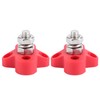 2Pcs Heavy Duty Terminal Stud Power Distribution Negative Post M8