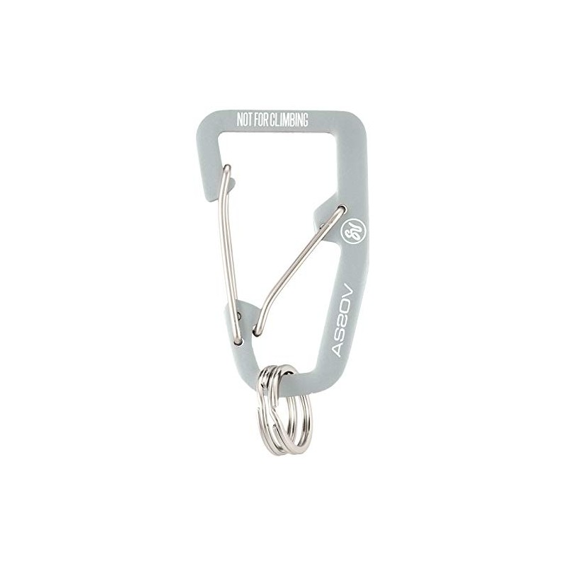 ASSOB Double Carabiner 201700 Double Carabiner, gray