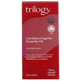 Trilogy Certified Organic Rosehip Oil for Unisex, 0.67 Ounce