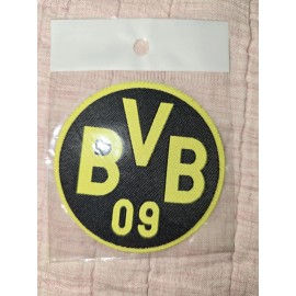 **New** Black Borussia Dortmund Football IRON ON Cloth PATCH LEAGUE SOCCER 2.5"