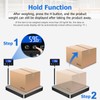 KUAIVO Shipping Scale, 440 lbs/0.35oz High Accurate Digital Postal Scale
