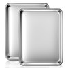 Baking Sheet Set of 2, Commercial Grade Stainless Steel Cookie