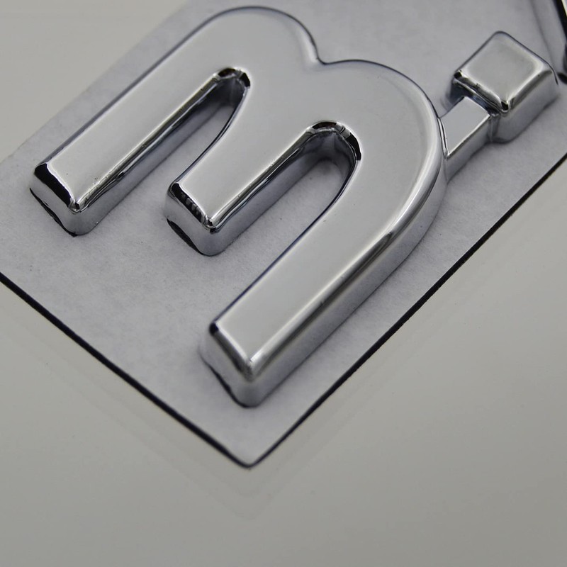 Chrome 3.7 Fender Side Boot Emblem Badge Decal for infiniti