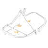 WSays Softail Rear Engine Guard Highway Saddlebag Crash Bar Compatible