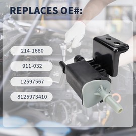 AIKEPT Vapor Canister Purge Valve Replaces 214-1680 12597567 911-032 Evaporative Emissions Control Solenoid EVAP Evaporator Emission Canister Purge Solenoid Compatible with Buick Chevy GMC