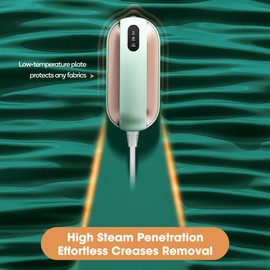 Newbealer Newbealer Smart Steam Iron for Clothes - 1200W Professional-Grade Turbo Steam, 3 Steam & 3 Dry Heat Modes, 45s Heat-Up, 6oz Tank, Auto-Off, Nonstick Ceramic Soleplate for Home, RV & Hotel (120V Only)