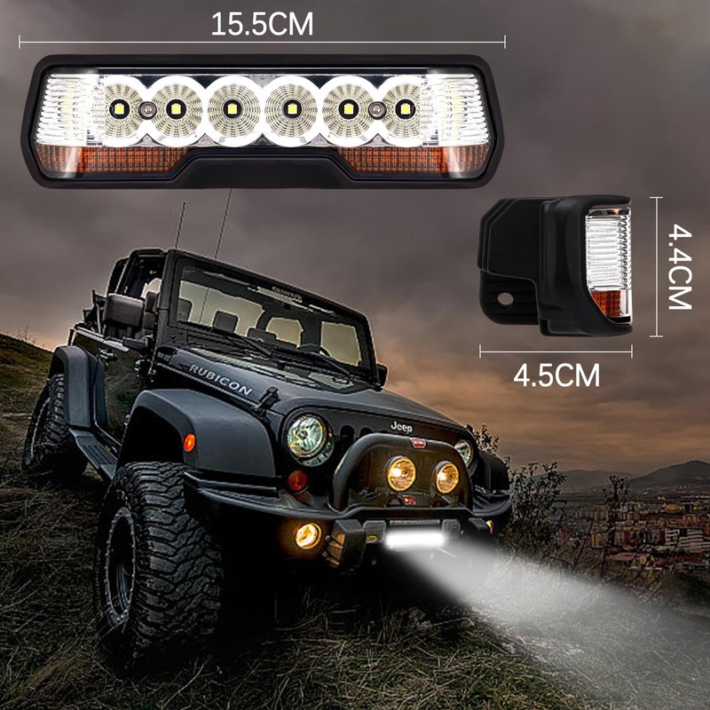 KAWELL 30W Fog Lamp, LED Driving Light, IP68 Waterproof, Work