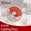 findmall 100 Pack 6" x.045 x7/8" Cut-Off Wheel - Metal