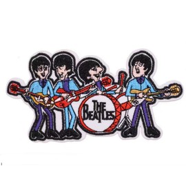The Beatles Rock music Band  Iron On sew on Embroidered Patch 2436