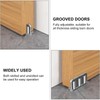 4 Pack Sliding Barn Door Floor Guide, Barn Door Adjustable