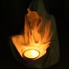 Ghost Wizard Candle Holder Ghost Figurines Scary Statue Festival Party