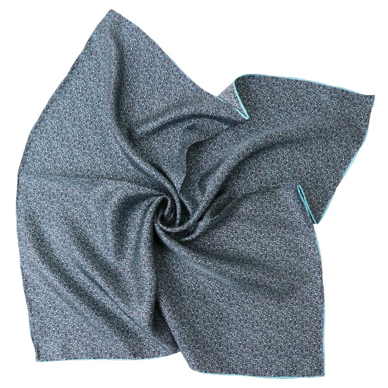 Prettystern Men's Lady Pure Silk Bandana Handrolled Silk Neckerchief Unisex