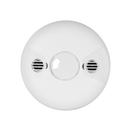 ENERLITES - MDC-50L-Stickered Ultrasonic and PIR Dual Technology Occupancy Sensor, 360 Degree Field of View, 1,600 Sq Ft Coverage, Low Voltage, Commercial Grade, MDC-50L, White