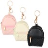 Tibapla Pack of 3 Mini Backpack Key Ring Cute Cosmetic