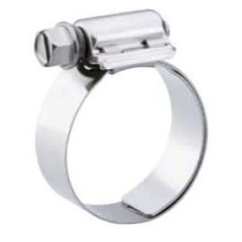 Breeze 10 Pack 9216 Aero-Seal Liner Clamps with Plated Screw Effective Diameter Range: 13/16" - 1-1/2" (21mm - 38mm)