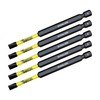 5 x SabreCut SCRSL589_5 89mm SL5 Slotted Magnetic Impact Screwdriver