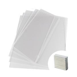 3D SOURCERER Plexiglass Kit for V1 Prusa Compatible with IKEA Lack 3D Printer Enclosure Build | 3mm 5-Pack Acrylic | x10 Magnets (20x6x2mm) | x3 440x440mm (17.3”x17.3”) & x2 220x440mm (8.65" x17.3”)