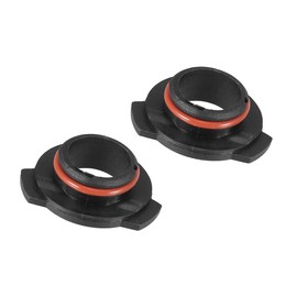 Hihaha 9005 HB3 LED Headlight Adapter Base/for Car/Plastic / 2 Pc Black