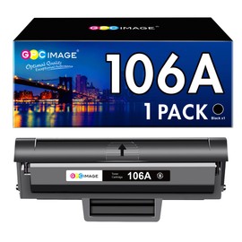 GPC IMAGE Compatible with HP 106A Toner W1106A Black for Laser 107w MFP 135wg 137fwg 135w 137fnw 135a 107a 107r 135r Printer Cartridge (Black)