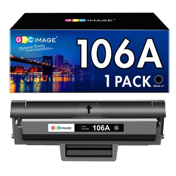 GPC IMAGE Compatible with HP 106A Toner W1106A Black for