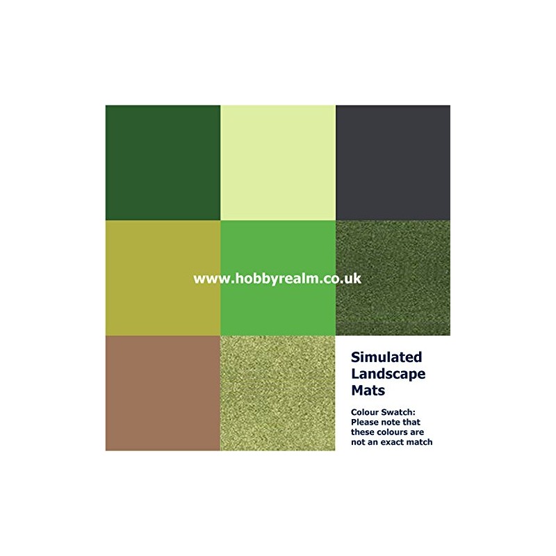 Javis Dark Meadow Green (#11) Simulated Landscape Mat - 1200mm