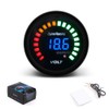 2'' 52mm 12V Car Digital Smoked Analog Electronic Voltmeter Voltage