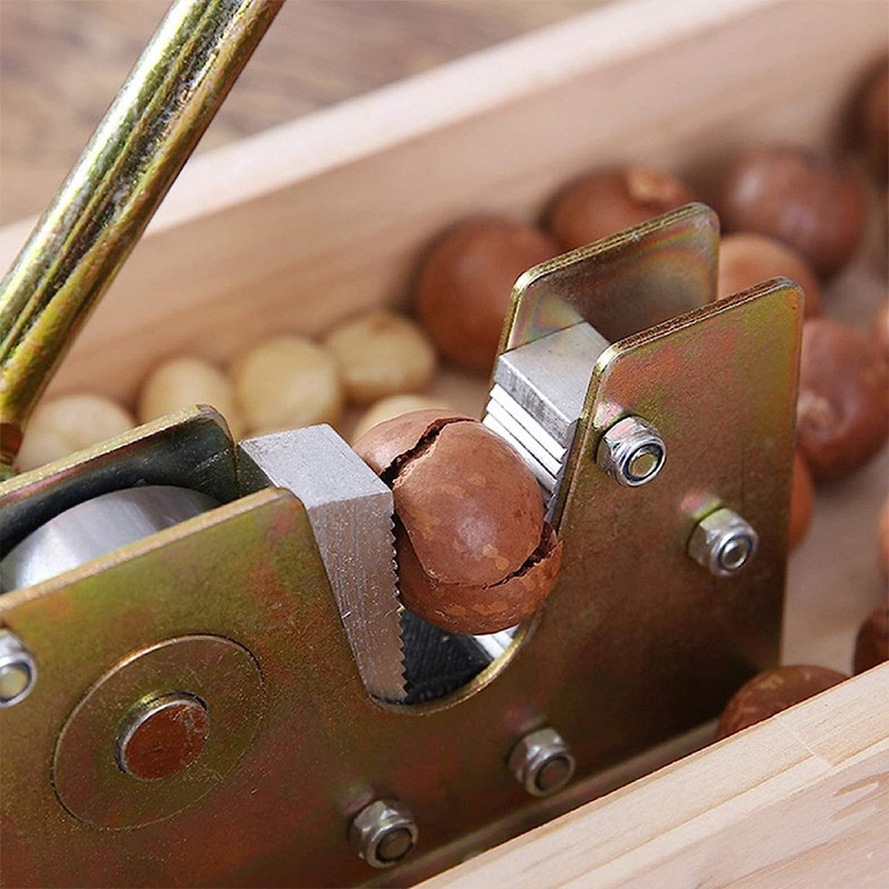 HXC-BLG Nutcracker, walnut cracker, nut cracker with lever function, adjustable