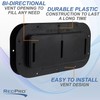 RecPro Trailer Two Way Plastic Vent | Trim Ring |