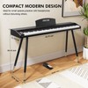 UISCOM Digital Piano Keyboard for Beginners,Full Size 88 Key Semi-Weighted