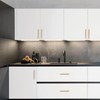 KNOKLOCK 4506C 10 Pack 5 Inch(128mm) Kitchen Cabinet Handles Gold