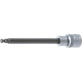 BGS 4258-6, Bit Socket, 140 mm, 1/2 inch, Hexagon Socket with Ball Head 6 mm, Chrome Vanadium Steel