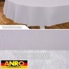 ANRO Oilcloth Tablecloth, Washable, Oilcloth, Garden Tablecloth, Outdoor, Indoor, Oval,