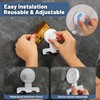 No-Drill Suction Cup Razor and Shaver Holder, Stainless Steel Shower