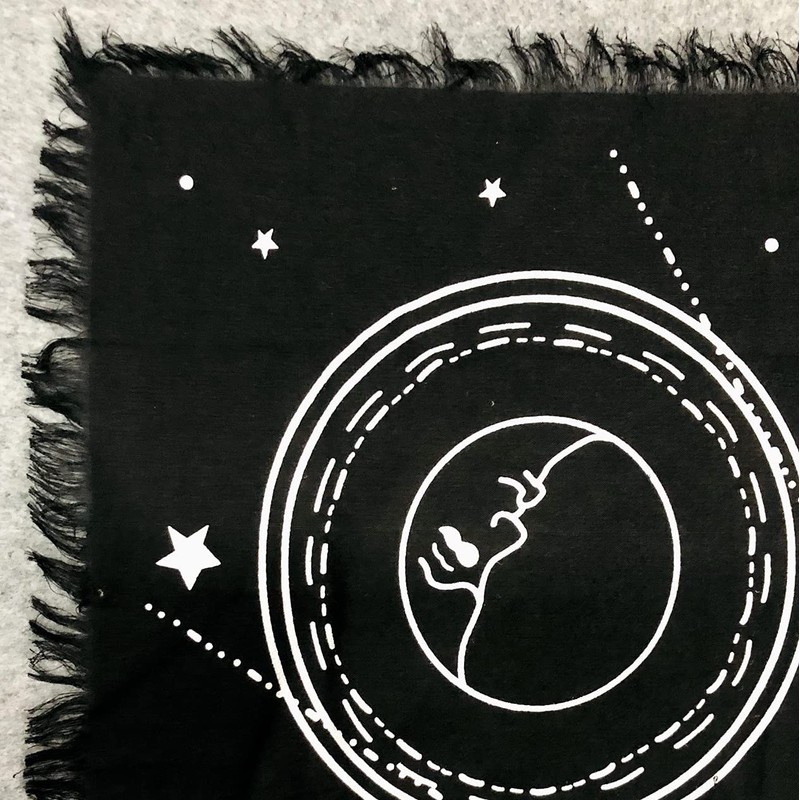 THE ART BOX Altar Cloth Sun, Star and Moon 12