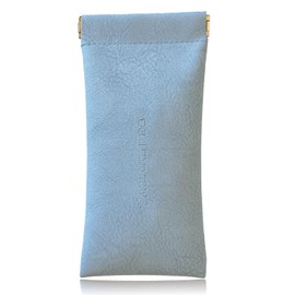 Le pumo Sunglasses Case, Leather Style, Eyeglass Case, Sunglasses, Synthetic Leather, Eyeglass Case, Glasses Case, Men's, Women's, Business, blue