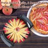 OOKUU Apple Slicer and Corer, [Large Size] 16-Blade Heavy Duty
