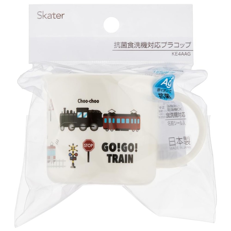 Skater KE4AAG-A Antibacterial Cup, 6.8 fl oz (200 ml), Train