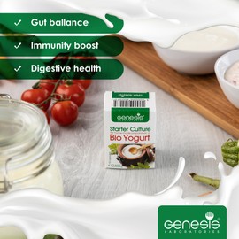 Bio Bulgarian Yogurt Starter Culture For Bio Yogurt Natural Probiotic Yogurt Culture Starter Homemade Yoghurt Starter up to 50 Liters Lactobacillus bulgaricus 10 sachets
