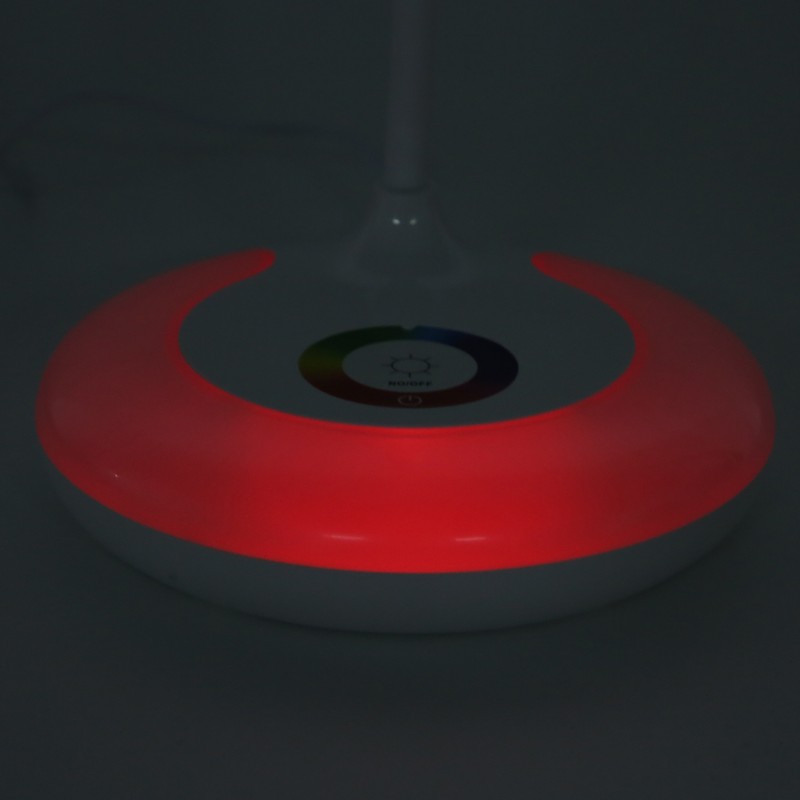LED Table Lamp Touch Dimming Desk Light Eye Protection Colorful