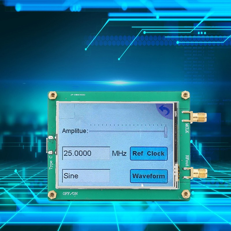 AD9833 TFT Full Touch Screen Signal Generator DDS Source Dot