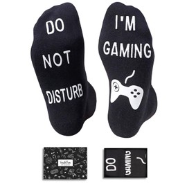 Gamer Gifts for Teenage Boys Boyfriend Gaming Gifts, Funny Video Game Socks Gaming Socks