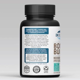 ONE ELEVATED - Suplemento para Fortaleza sea con calcio, ipriflavona, l-lisina, magnesio y zinc - 90 tabletas                                         