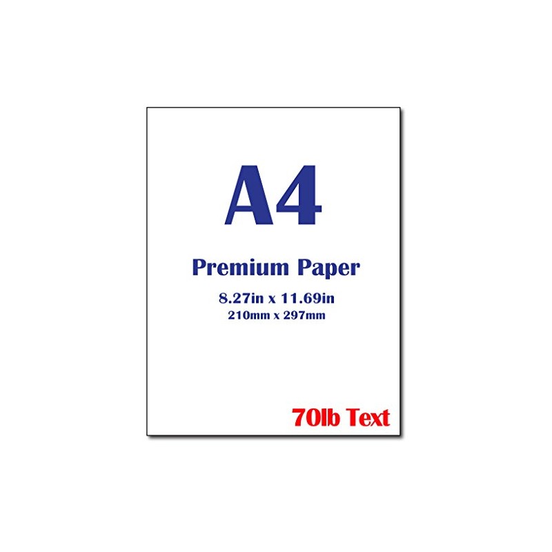 Premium A4 (8.3"x 11.7") Printer Paper - 28lb Bond /