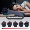 Sonic Alert Alarm Clock, Black/Red, 5" x 5"