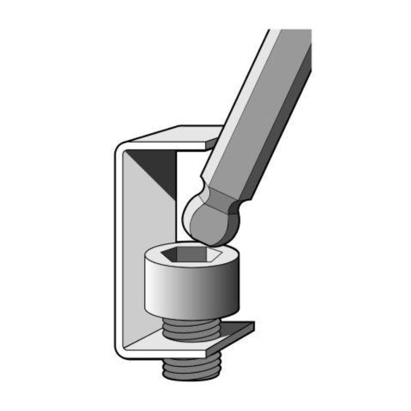 Eklind Tool 90108 Ball-Hex (allen) Screwdriver - 8pc set SAE