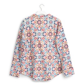 Vera Bradley Women's French Terry Quarter-zip Sweatshirt With Pockets (Extended Size Range), Enchanted Mandala, Medium