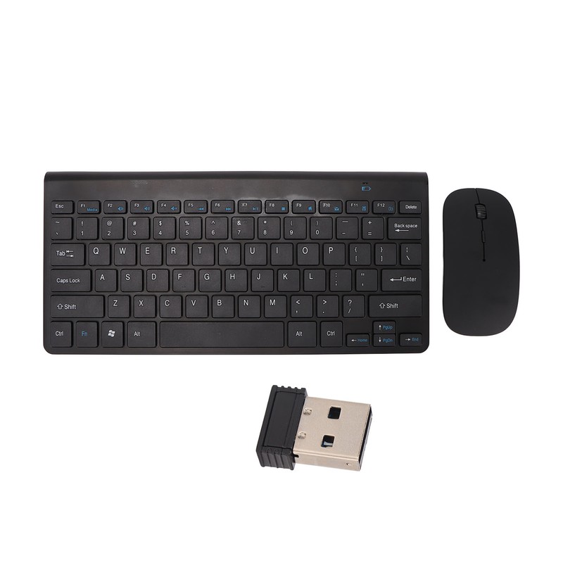 2.4G Wireless Keyboard Mouse Combo 78 Keys UV Screen Printing